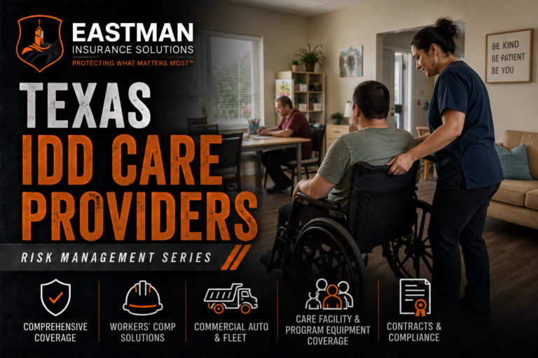 Texas IDD care professionals supporting individuals in a residential care environment.